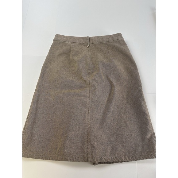 Free People Women's Size Small A-Line Cotton Skirt Beige Pockets - Picture 6 of 6